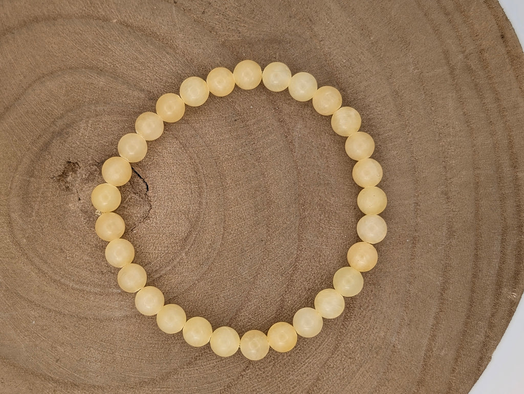 Solar Plexus Chakra Yellow Jade Bracelet