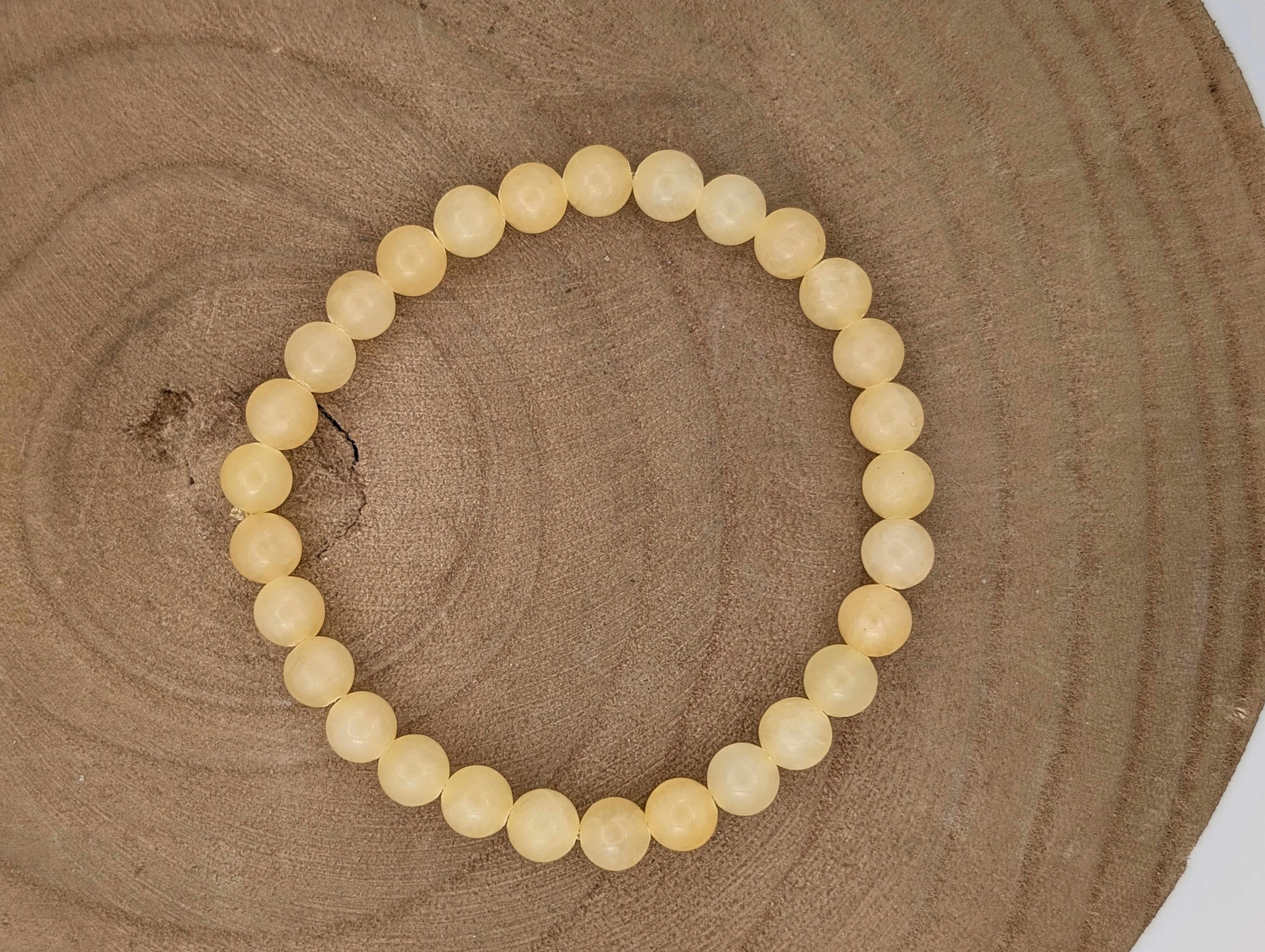 Solar Plexus Chakra Yellow Jade Bracelet