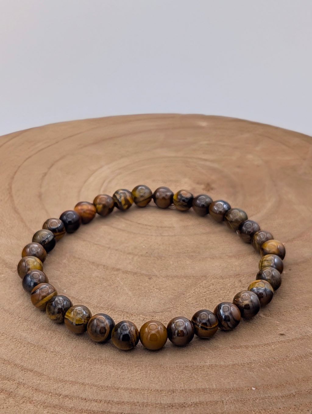 Solar Plexus Chakra Tiger’s Eye Bracelet
