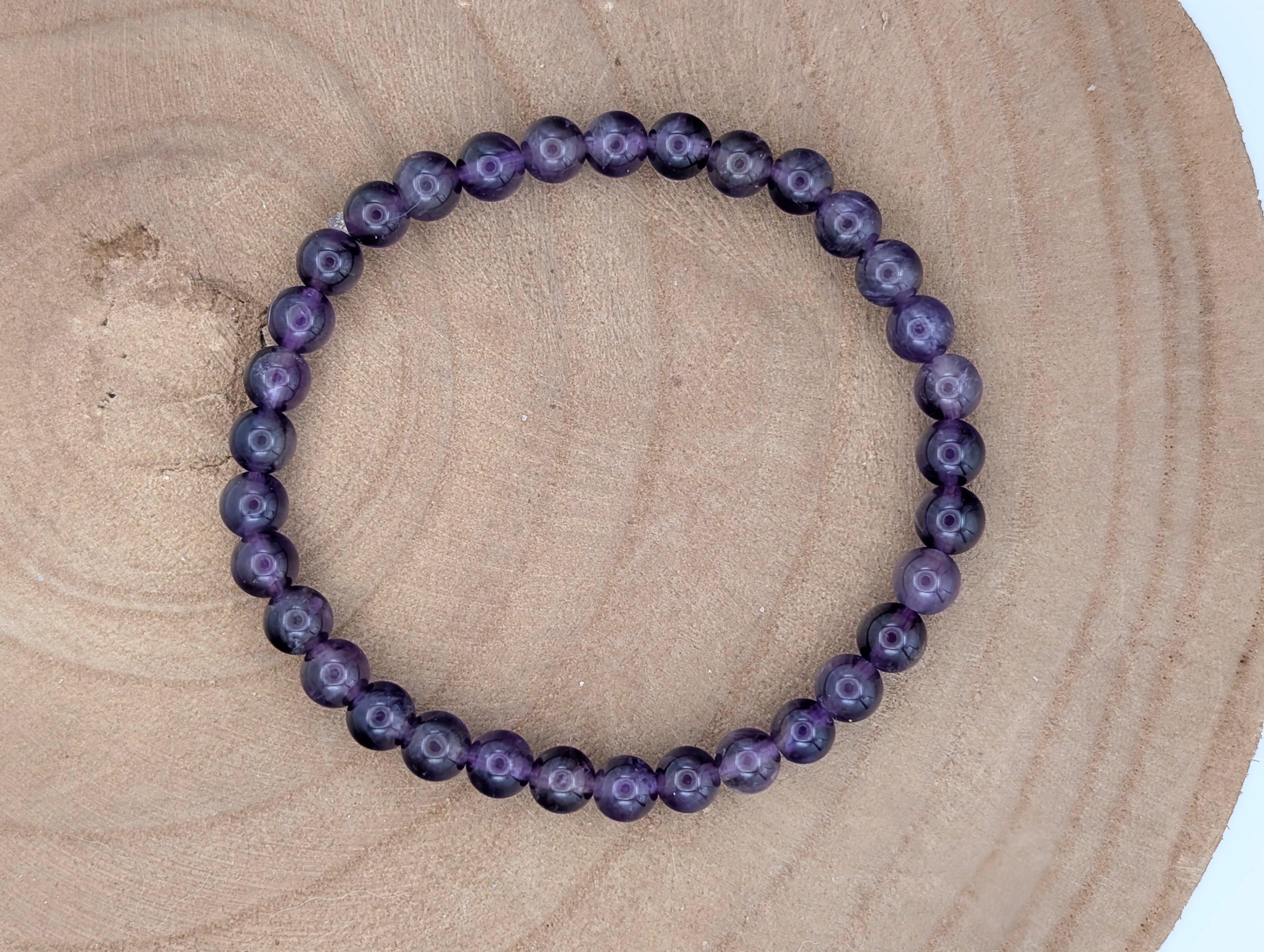 Crown Chakra Amethyst Bracelet