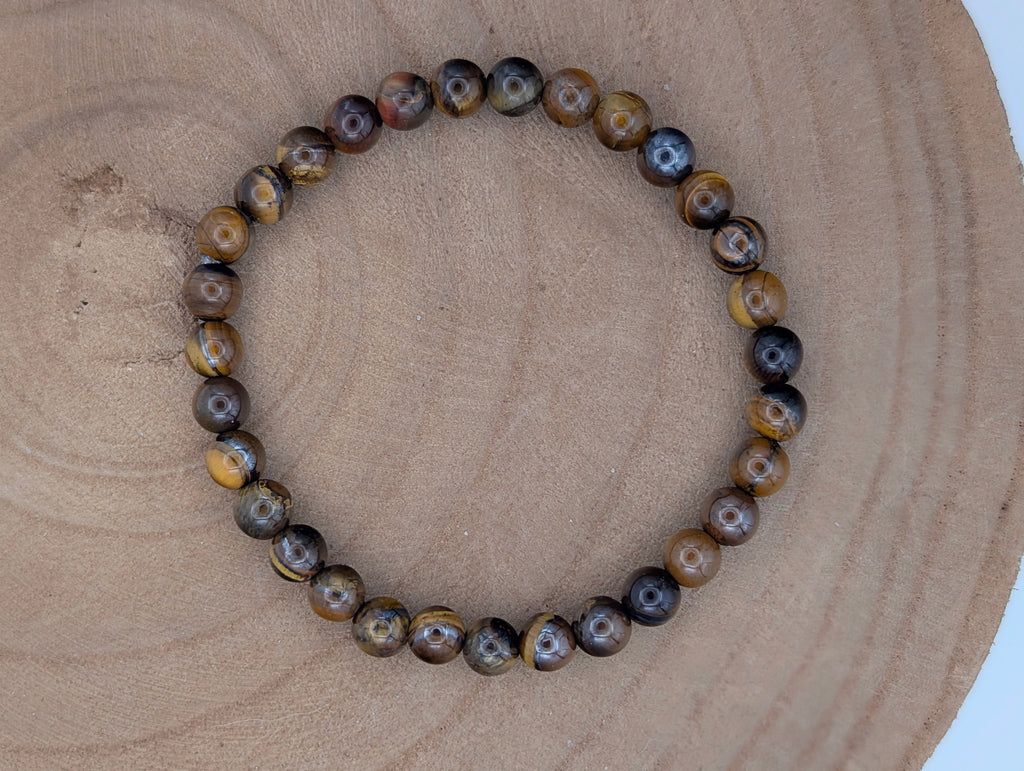 Solar Plexus Chakra Tiger’s Eye Bracelet