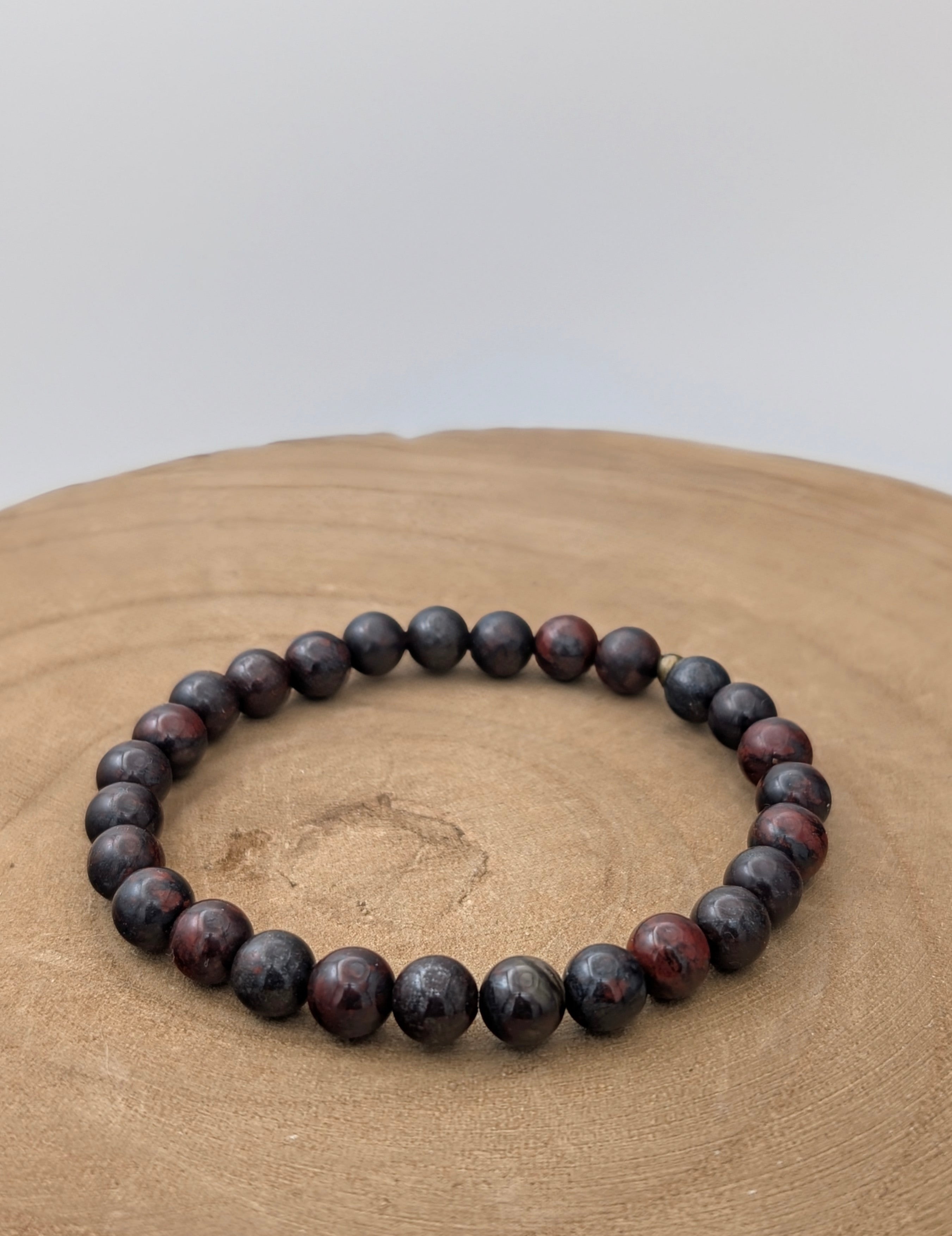 Root Chakra Bloodstone Bracelet