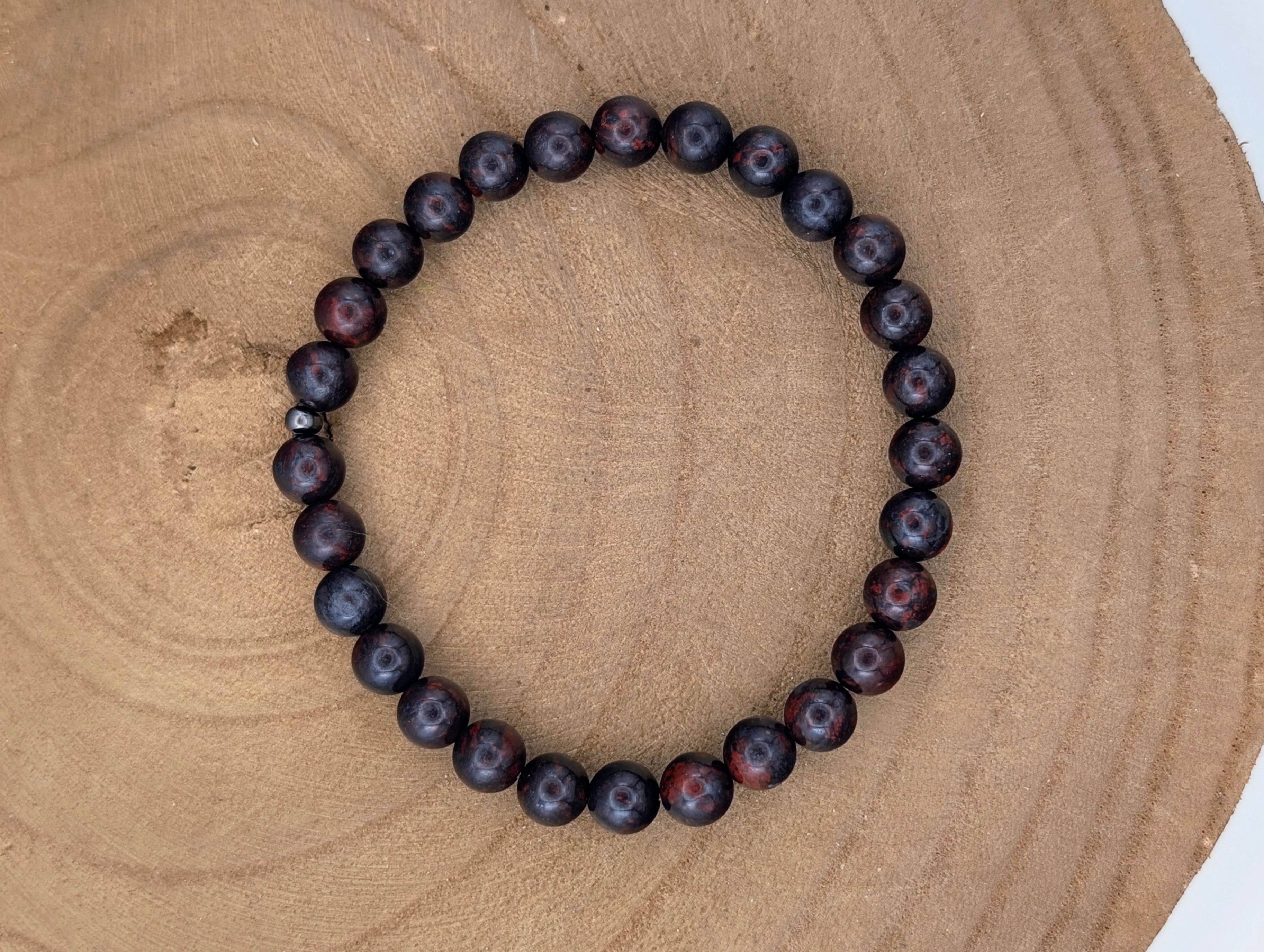 Root Chakra Bloodstone Bracelet